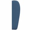 vidaXL Headboard Ear Blue 80 x 23 x 6 cm Fabric