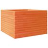 vidaXL Garden Planter Wax Brown 70x70x45.5 cm Solid Wood Pine
