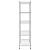 vidaXL 5-Tier Storage Shelf 90x35x180 cm Chrome 250 kg