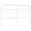 vidaXL Metal Replace Headboard White 140 cm