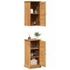 vidaXL Bathroom Furniture Set VIGO 2 pcs Brown and Honey brown