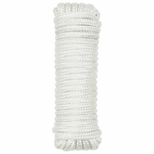 vidaXL Boat Rope 6 m 1 White Polyester