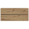 vidaXL Sink Cabinet Artisan Oak 100x38.5x45 cm Engineered Wood