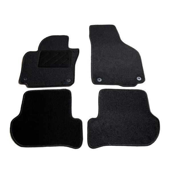 vidaXL 4 Piece Car Mat Set for Skoda Yeti