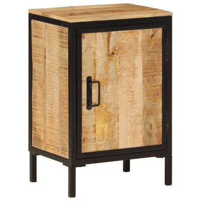 vidaXL Bathroom Cabinet 40x30x60 cm Solid Wood Mango and Iron