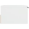 vidaXL Wall-mounted Bedside Cabinet White 34x30x20 cm