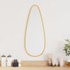 vidaXL Wall Mirror Gold 50x20 cm