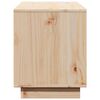 vidaXL TV Cabinet 110.5x35x44 cm Solid Wood Pine