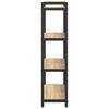 vidaXL Bookshelf Sonoma Oak 80 x 30 x 120 cm Engineered Wood