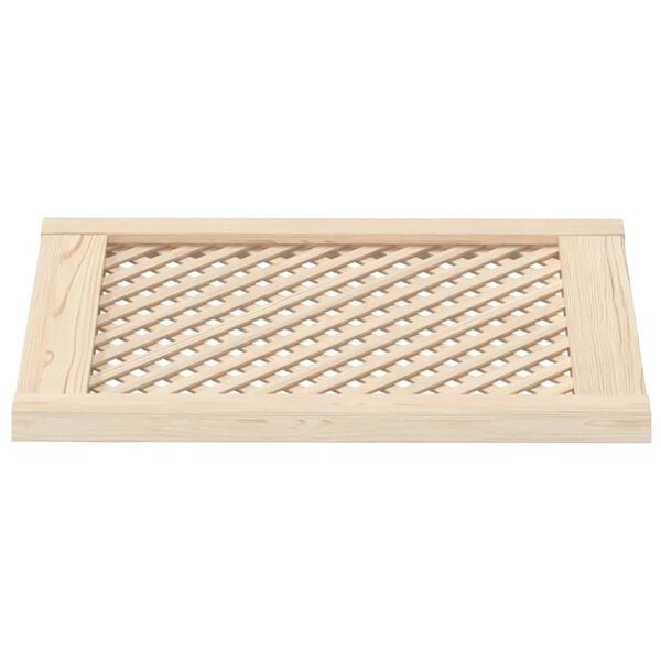 vidaXL Cabinet Doors Lattice Design 2 pcs 49.5x61.5 cm Solid Wood Pine