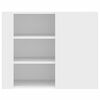 vidaXL Wall Cabinet White 75x35x60 cm Engineered Wood