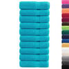 vidaXL Premium Shower Towels SOLUND 10 pcs Turquoise 70x140 cm 600 gsm