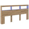vidaXL Headboard Artisan Oak Engineered Wood