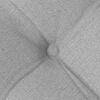 vidaXL Seat Cushions 2 pcs Cloud Grey 40 x 40 x 6 cm Fabric