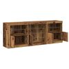 vidaXL LED Sideboard Old Wood 181.5 x 37 x 67 cm Engineered Wood