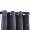 vidaXL Blackout Curtains with Rings 2 pcs Velvet Anthracite 140x175 cm