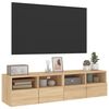 vidaXL TV Wall Cabinets 2 pcs Sonoma Oak 60x30x30 cm Engineered Wood