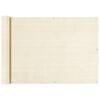 vidaXL Balcony Screen Cream 75x400 cm HDPE