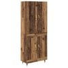 vidaXL Highboard Old Wood 69.5 x 34 x 180 cm Engineered Wood