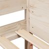 vidaXL Bed Frame without Mattress 80x200 cm Solid Wood Pine