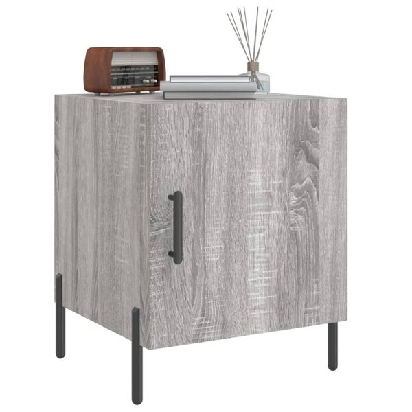 vidaXL Bedside Cabinets 2 pcs Grey Sonoma 40x40x50 cm Engineered Wood