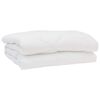 vidaXL Duvet with Pillow 3 pcs White Microfibre