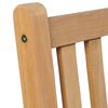 vidaXL Outdoor Chairs 6 pcs Solid Teak Wood
