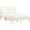 vidaXL Bed Frame without Mattress Solid Wood 160x200 cm