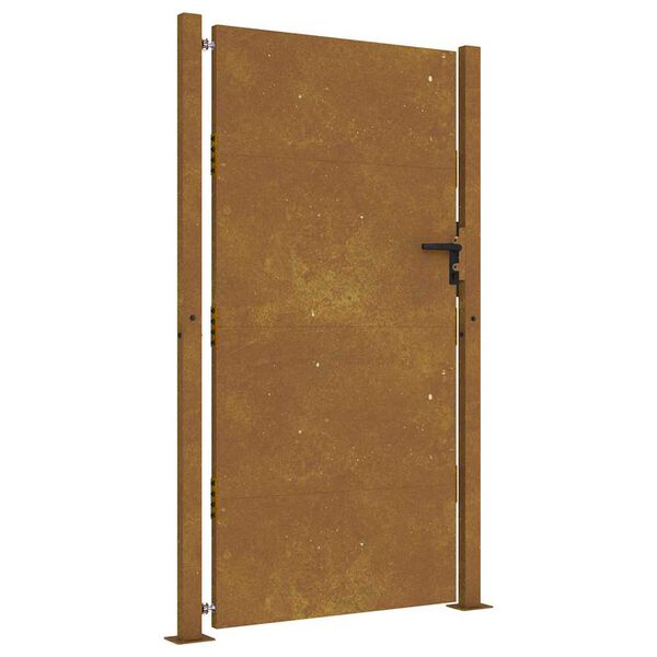 vidaXL Garden Gate 100x175 cm Corten Steel