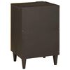 vidaXL Bathroom Cabinet with Shelf Black and Gold 38 x 33 x 58 cm
