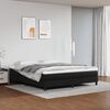 vidaXL Box Spring Bed Frame Black Super King Faux Leather (UK/IE/FI/NO only)