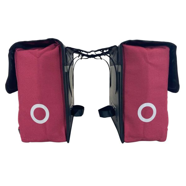 Willex Business Panniers 30 L Canvas Red and Black