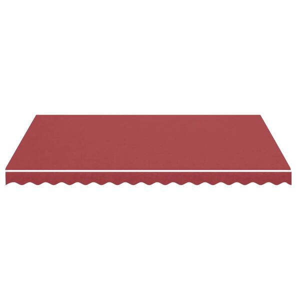 vidaXL Replacement Fabric for Awning Burgundy Red 4x3 m