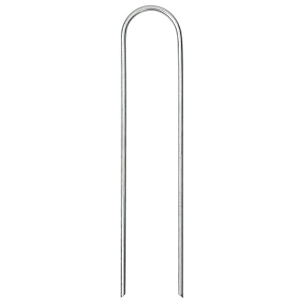 vidaXL Ground Pegs U Shape 50 pcs 15x3.5 cm Galvanised steel