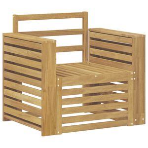 vidaXL Outdoor Sofa Set Solid Acacia Wood White