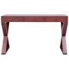 vidaXL Computer Desk Brown 115x47x77 cm Solid Mahogany Wood