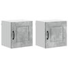 vidaXL Dishwasher Panel Kalmar 2 pcs Concrete Grey Engineered Wood