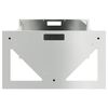 vidaXL Livestock Feeding Trough Silver 108 x 50 x 28 cm