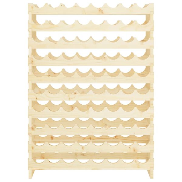 vidaXL Wine Rack 83x29x112 cm Solid Wood Pine