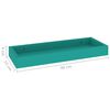 vidaXL Loggia Wall Shelves 2 pcs Blue 40x15x4 cm MDF