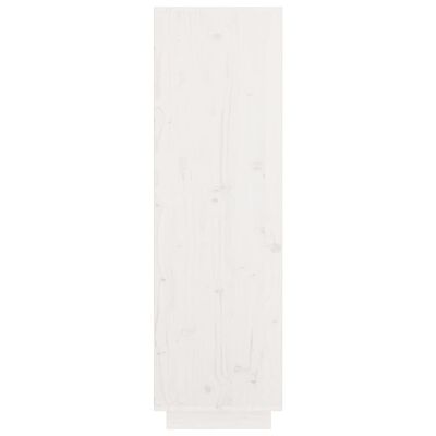 vidaXL Highboard White 74x35x117 cm Solid Wood Pine