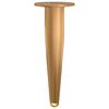 vidaXL Standing Feet 2 pcs Gold 98 x 40 mm Iron