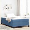 vidaXL Bed Frame Blue 120 x 200 cm Corduroy fabric