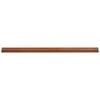 vidaXL Window Sill Brown Wood 140 x 10 x 4.5 cm PVC