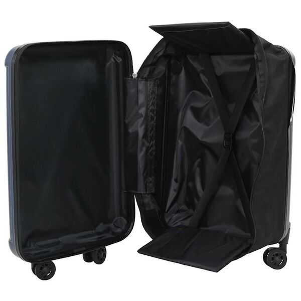 vidaXL Suitcase Folding Dark blue 34 x 23 x 55.5 cm ABS Plastic