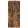vidaXL Sideboard Smoked Oak 37.5x35x76 cm Engineered Wood