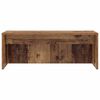 vidaXL Wall-Mounted Desk Old Wood 80 x 45 x 30 cm Engineered Wood