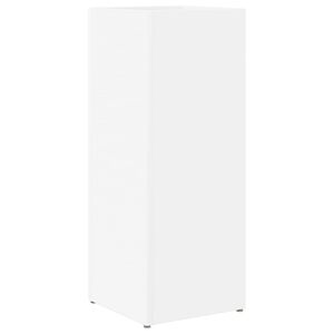 vidaXL Umbrella Stand White 25 x 24.5 x 64 cm Engineered Wood