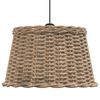 vidaXL Ceiling Lamp Shade Brown &Oslash;45x28 cm Wicker
