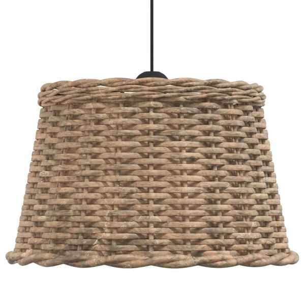 vidaXL Ceiling Lamp Shade Brown &Oslash;45x28 cm Wicker